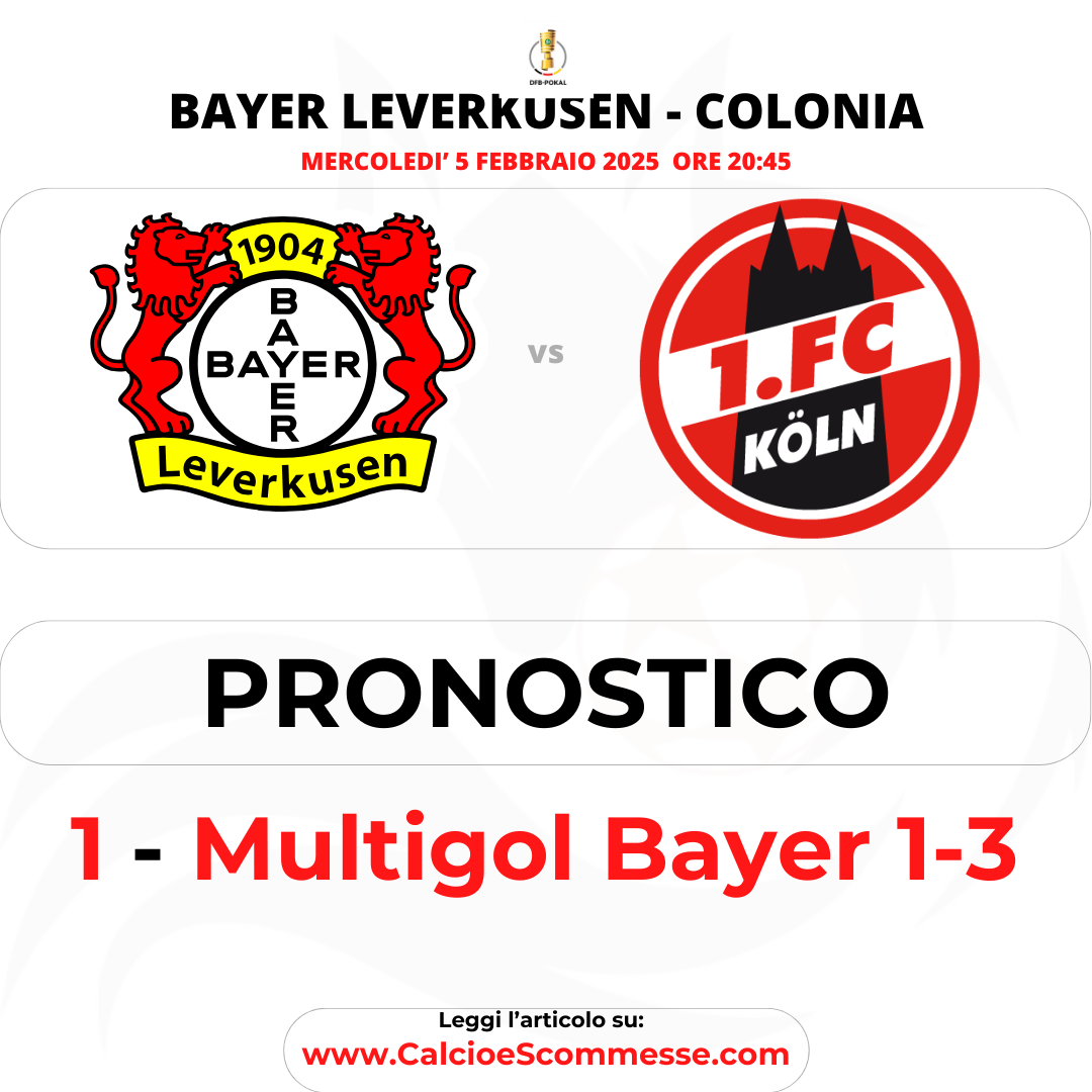 DFB POKAL BAYER LEVERKUSEN - COLONIA