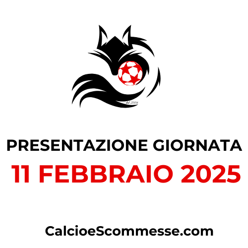 Presentazione giornata calcistica 11 febbraio 2025